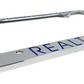 License Plate Frame Heavy Plastic  Proud member of the NATIONAL ASSOCIATION OF REALTORS  silver (LIPFP)
