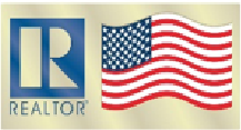 Realtor Flag Pin Post Gold (MRFPP)