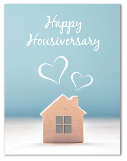 Note Cards -Happy Housiversary-25 Note Cards and 25 Envelopes (NHAPY)