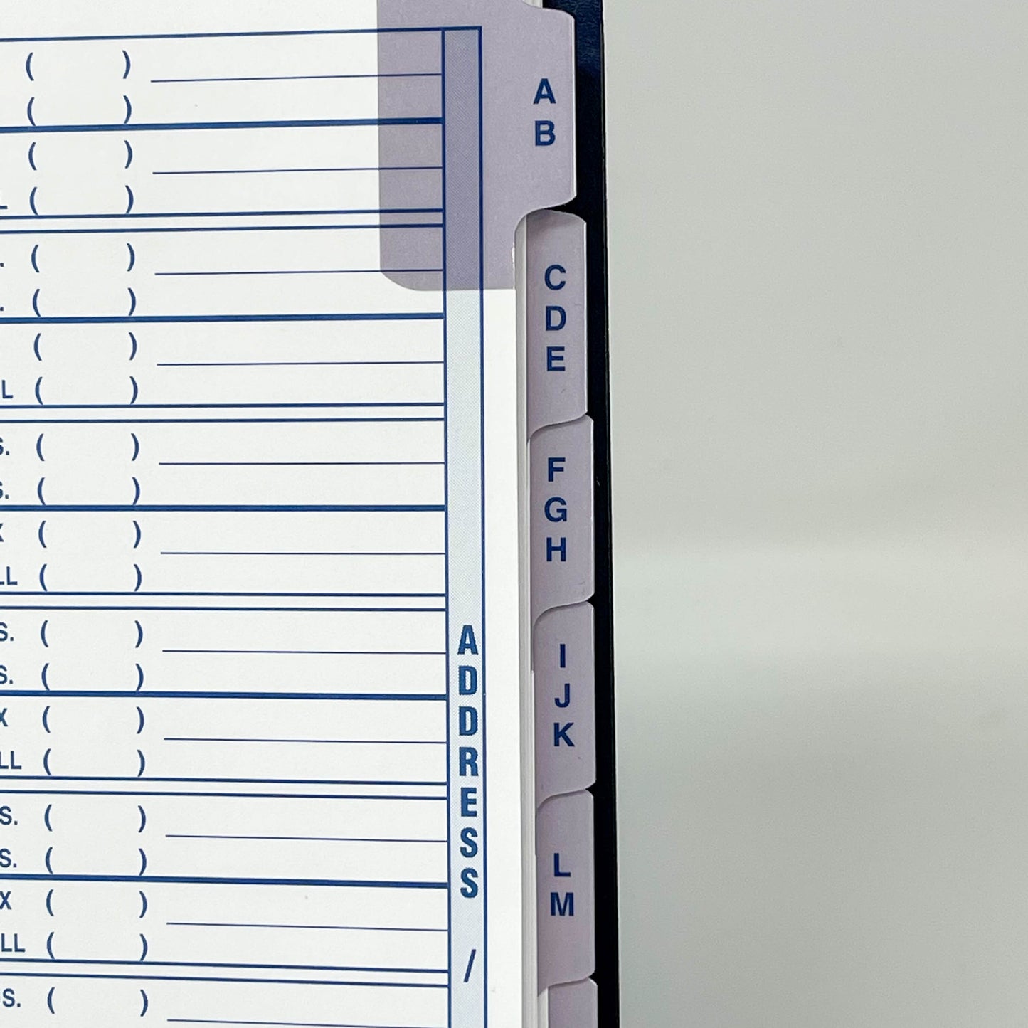 BOSS Address and Phone Number small spiral binder book Blue 5 x 8 (APSBU)